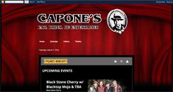 Desktop Screenshot of caponesjohnsoncity.com